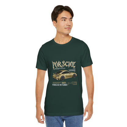 Porsche 911 Turbo Graphic Tee for Car Enthusiasts - CreativeRino