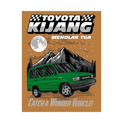 Vintage Toyota Kijang Vertical Poster - Catch a Wonder Vehicle! - CreativeRino