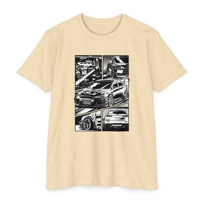 Stylish Car Enthusiast T-Shirt - Unisex CVC Jersey Design - CreativeRino