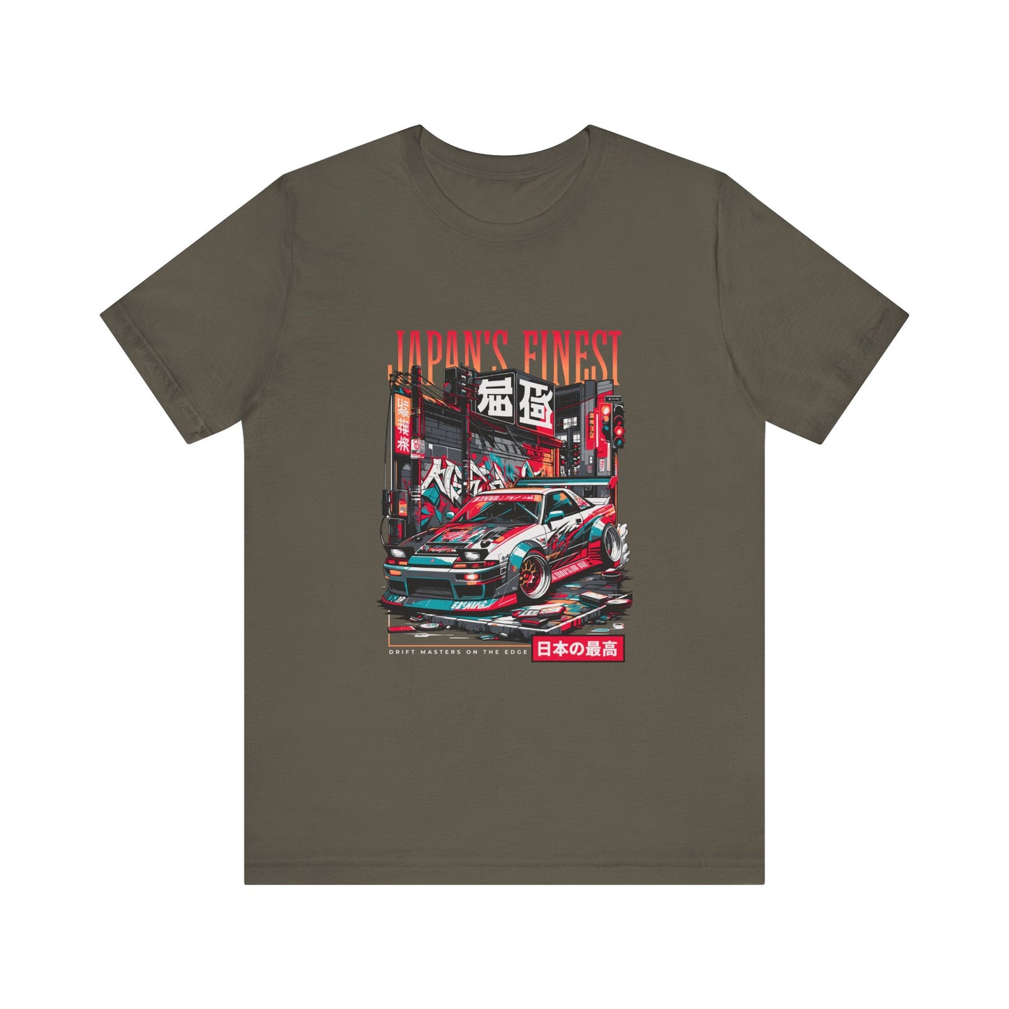 Japan's Finest Racer Unisex Tee - Streetwear Style Graphic T-shirt - CreativeRino