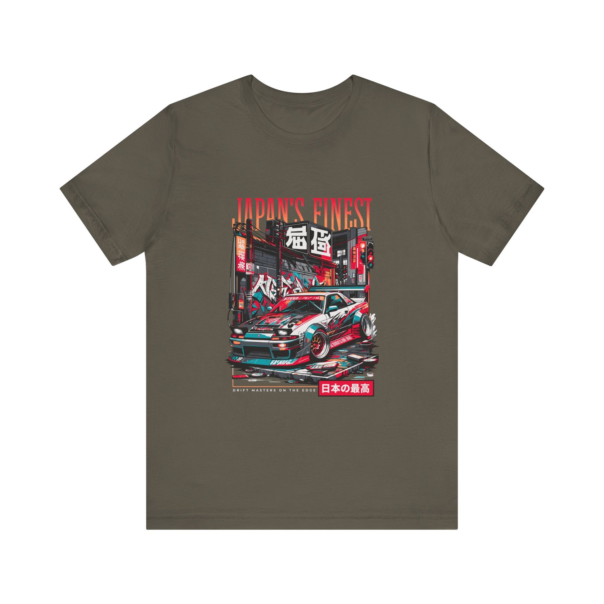 Japan's Finest Racer Unisex Tee - Streetwear Style Graphic T-shirt - CreativeRino