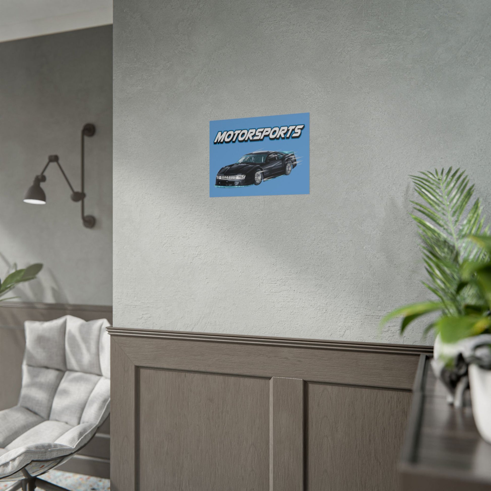 Motorsports Car Rolled Poster - Perfect for Auto Enthusiasts & Racing Fans - CreativeRino