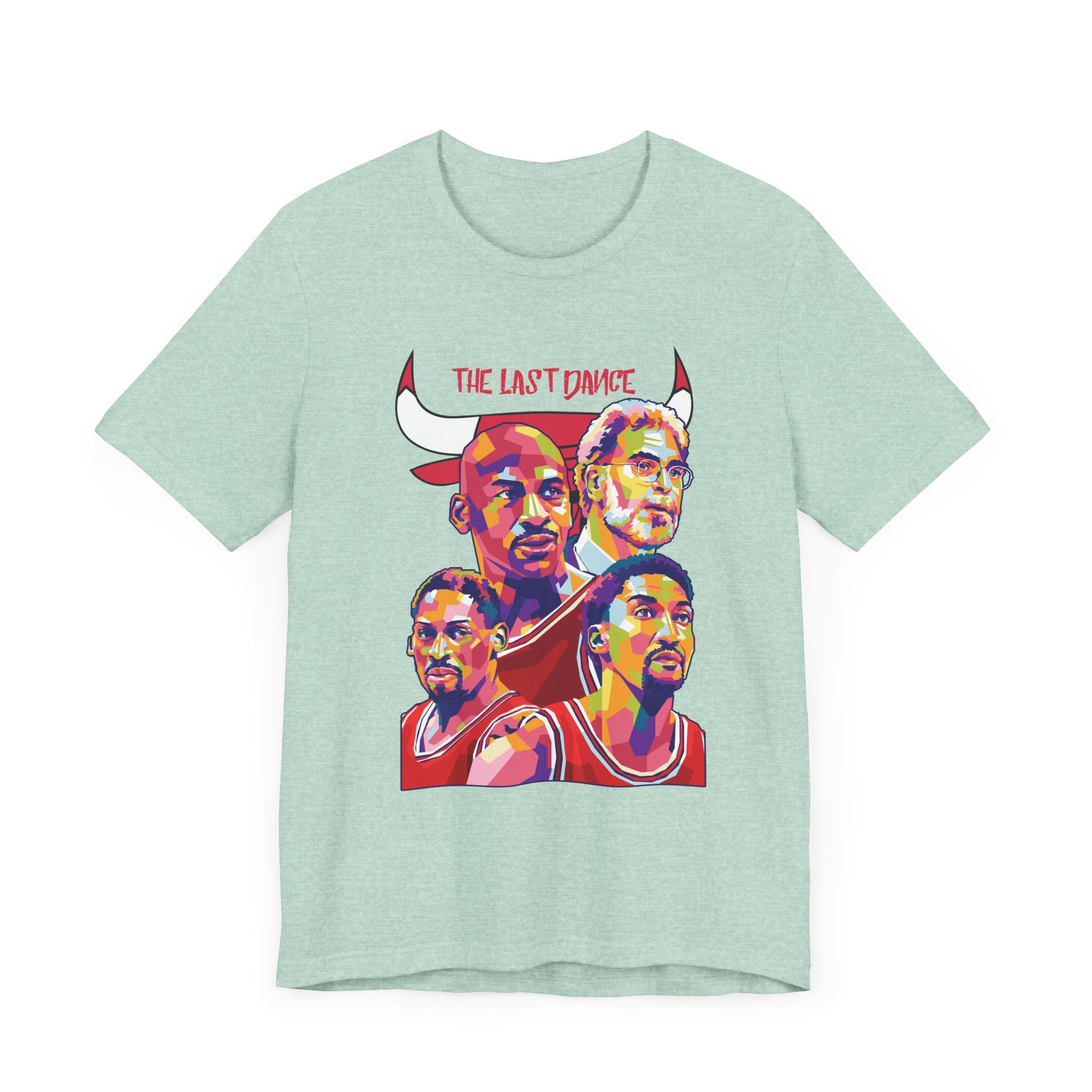 Unisex chicago bulls Jersey Short Sleeve Tee Basketball T-shirt - CreativeRino