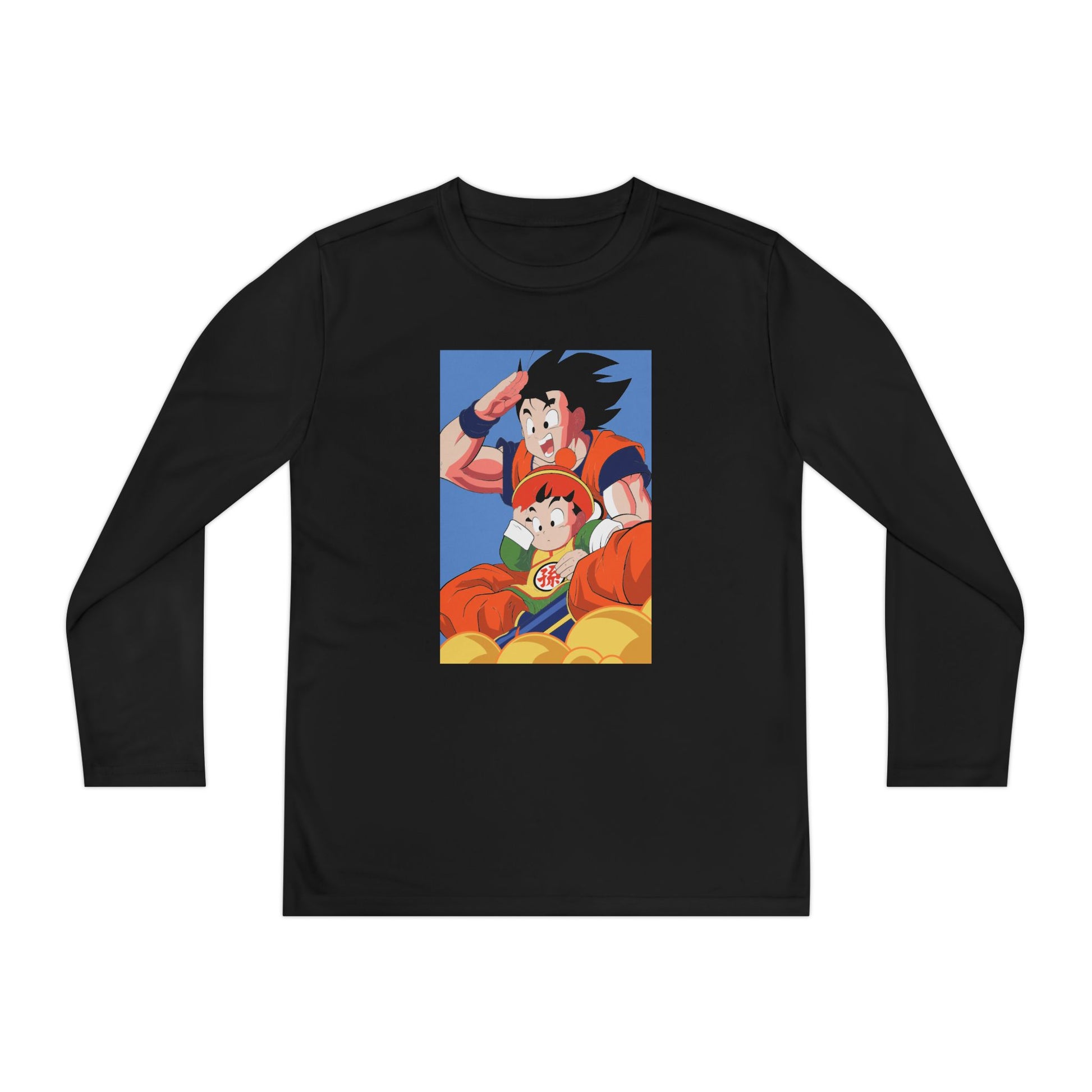 Dragon Ball Youth Long Sleeve Tee - Goku & Son T-shirt Anime Design - CreativeRino