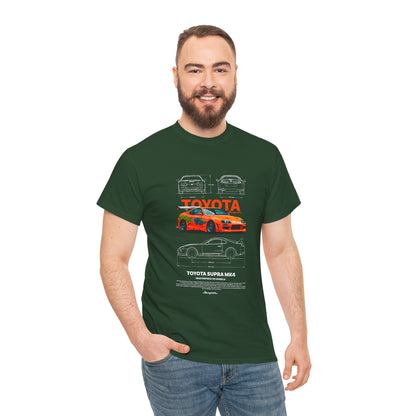 Toyota Supra MK4 Unisex Heavy Cotton Tee - Car Enthusiast Shirt - CreativeRino