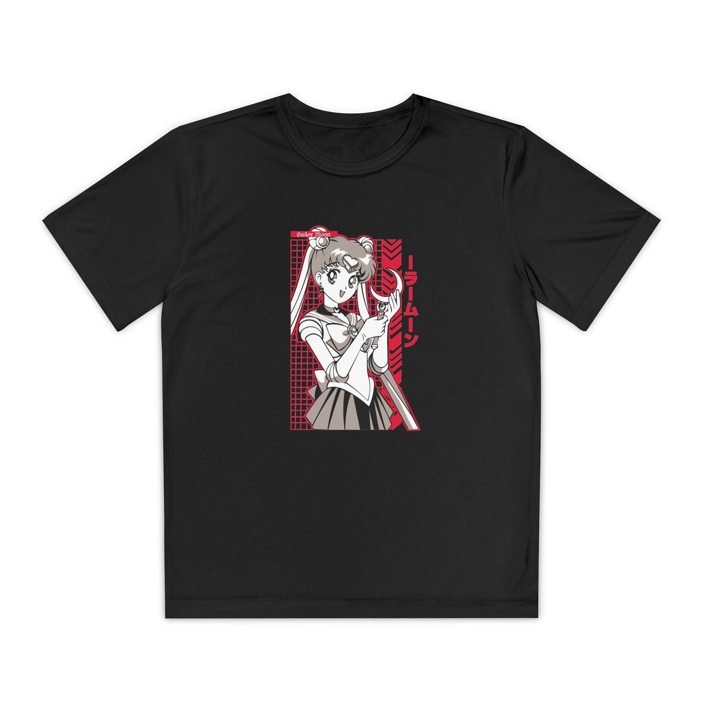 Youth Graphic Tee, Anime T-shirt for Kids, Sailor Moon Inspired Apparel, Gift for Birthdays, Casual Wear, Pop Culture Fashion - CreativeRino