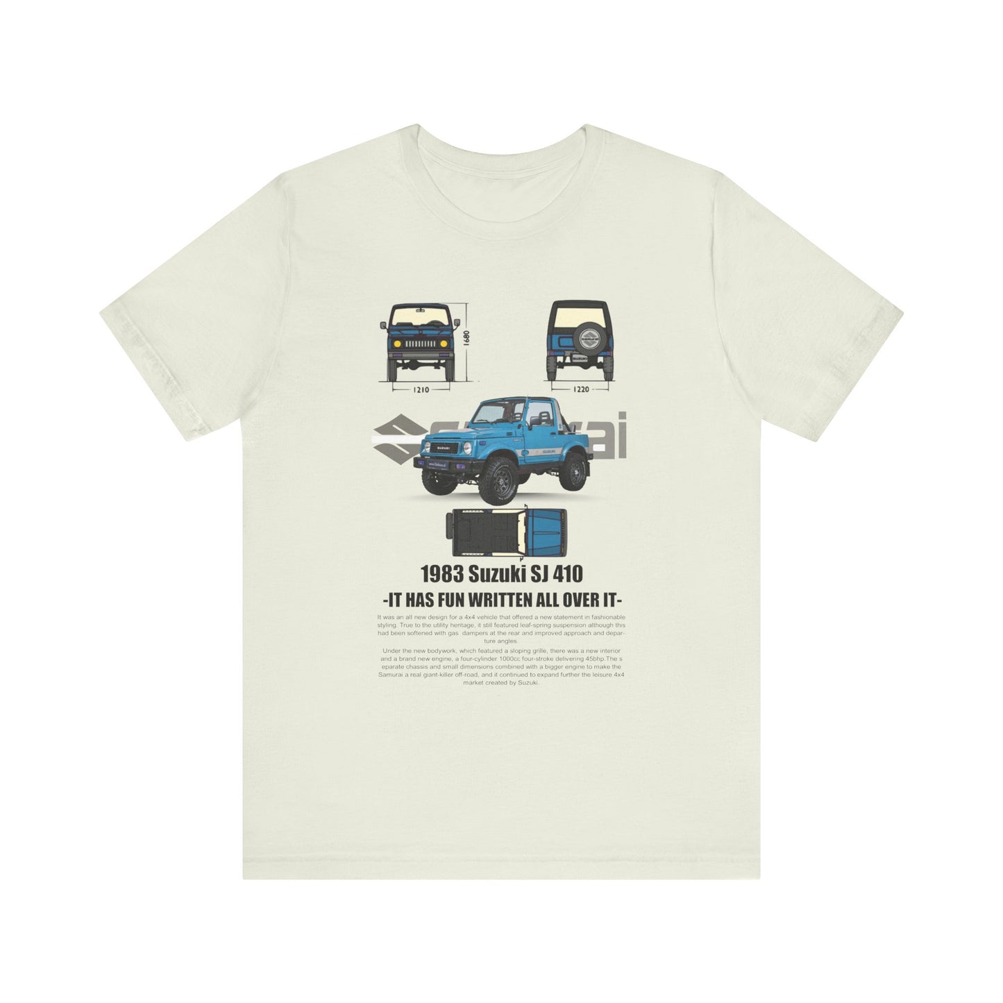 Vintage Suzuki 1983 Graphic Tee - Unisex Short Sleeve T-Shirt - CreativeRino