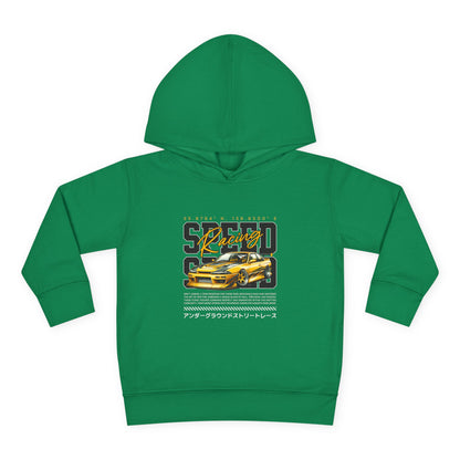 Racing Toddler Pullover Fleece Hoodie - Speed Racer Design - CreativeRino
