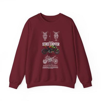 Ducati Streetfighter v3 Unisex Sweatshirt | Cool Motorcycle Apparel - CreativeRino