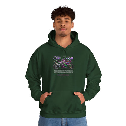 Kawasaki ZX10R Unisex Heavy Blend™ Hooded Sweatshirt - Trickstar Motorcycle Design - CreativeRino