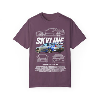 Nissan GTR Skyline Unisex  T-Shirt - Perfect T-shirt for Car Enthusiasts - CreativeRino