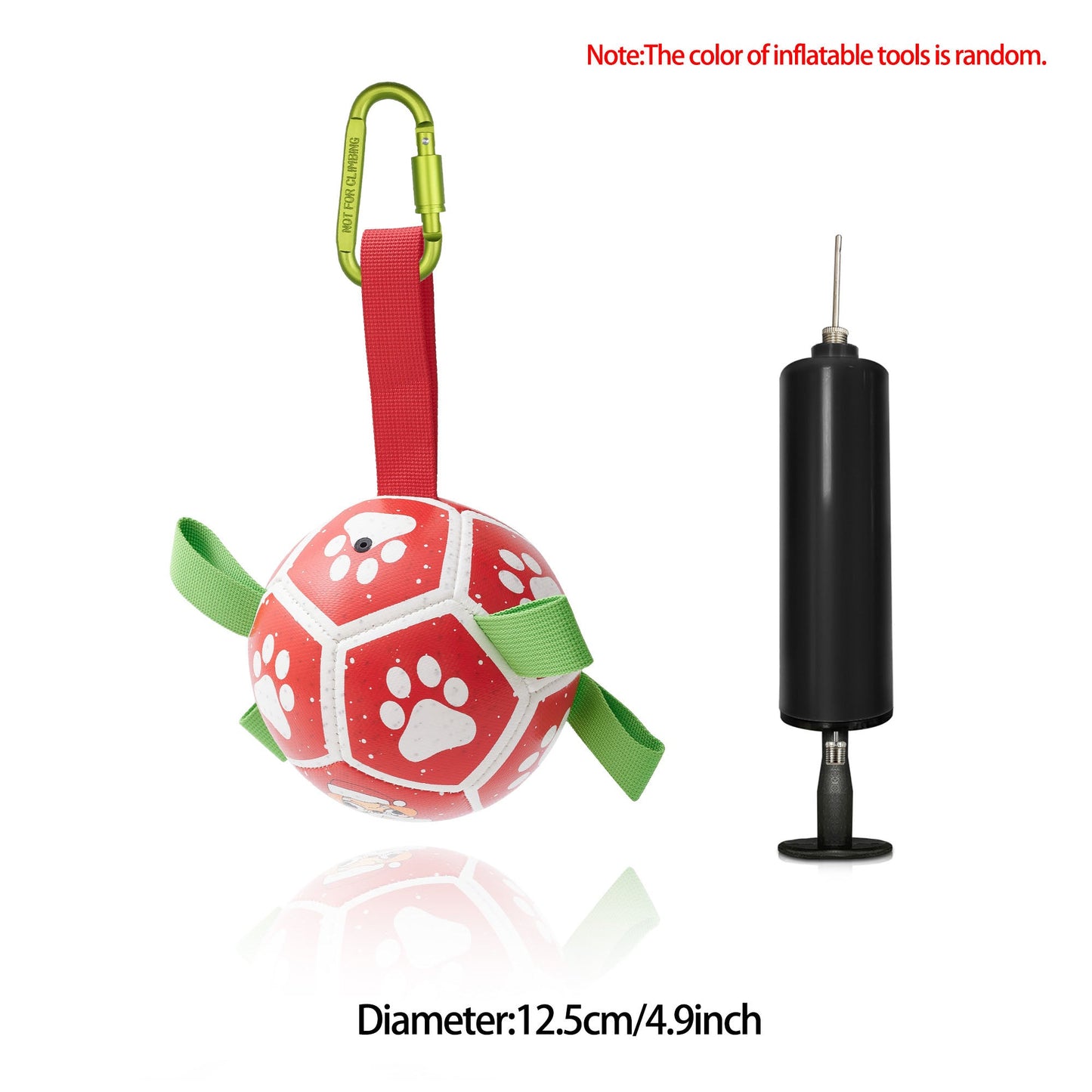 Interactive Dog Soccer Ball: Inflatable Outdoor Training Toy for Medium & Large Dogs CreativeRino