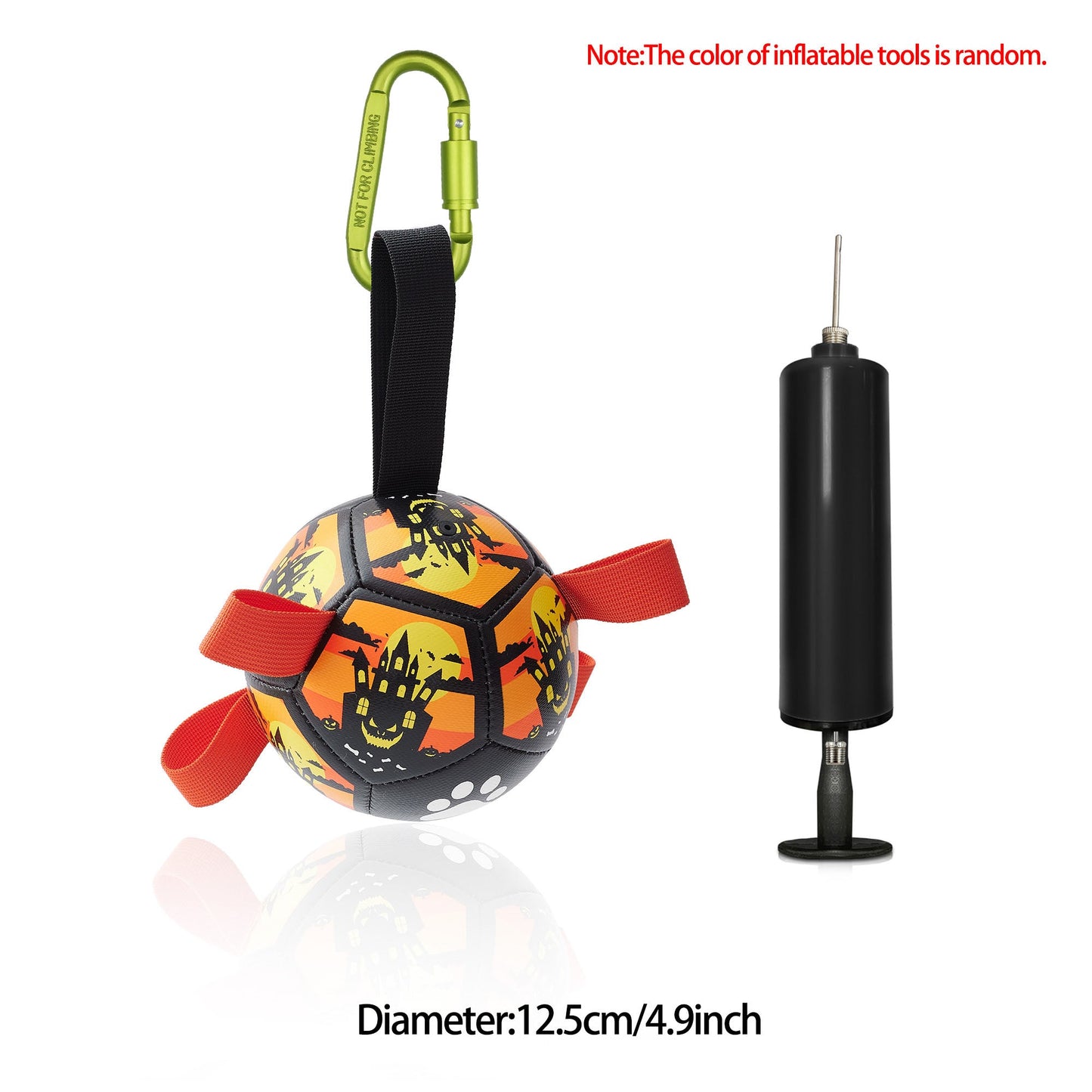 Interactive Dog Soccer Ball: Inflatable Outdoor Training Toy for Medium & Large Dogs CreativeRino