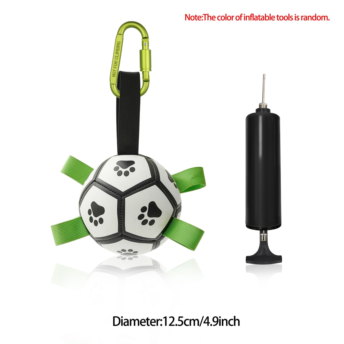 Interactive Dog Soccer Ball: Inflatable Outdoor Training Toy for Medium & Large Dogs CreativeRino