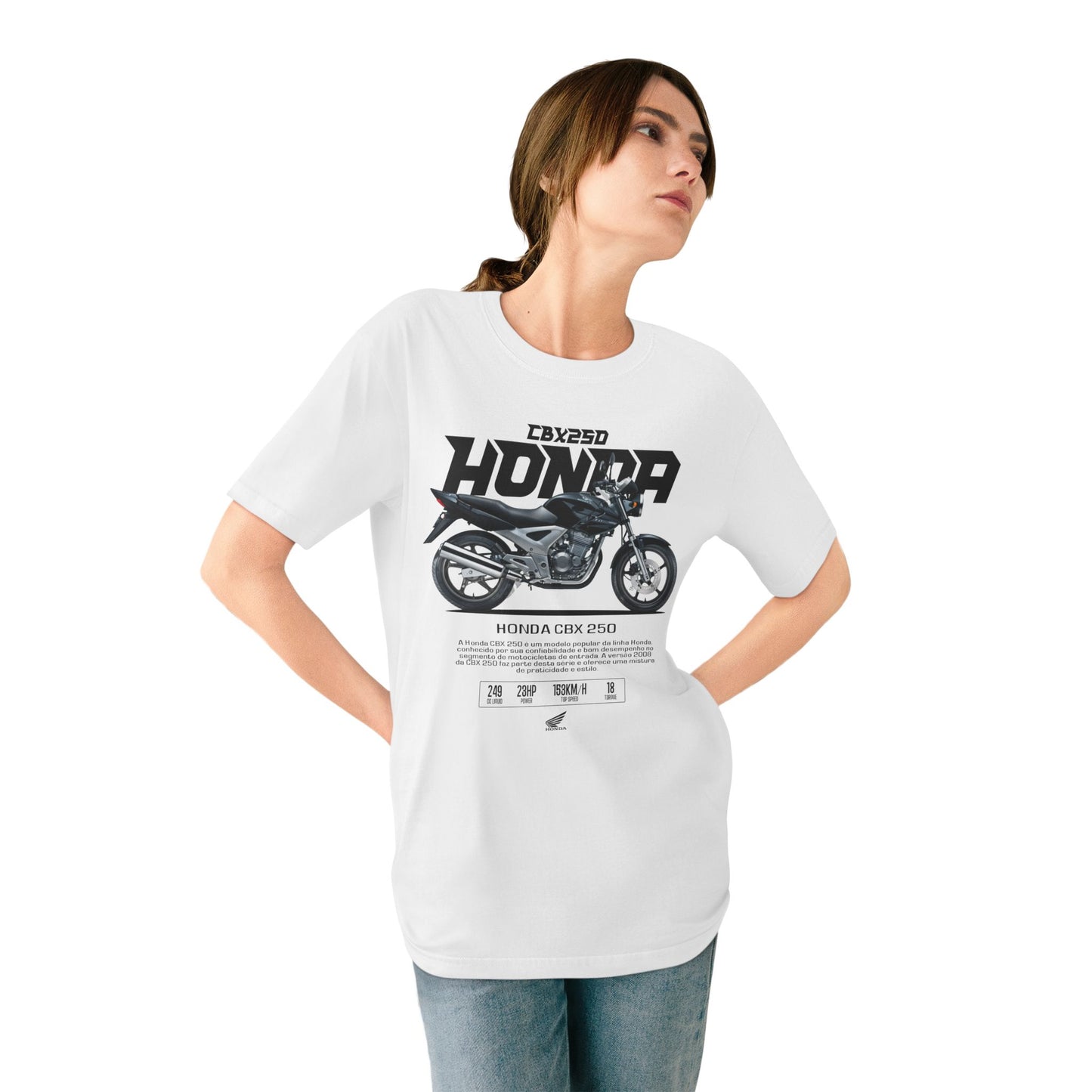 Honda CBX250 Motorcycle T-Shirt | Vintage Bike Graphic Tee - CreativeRino
