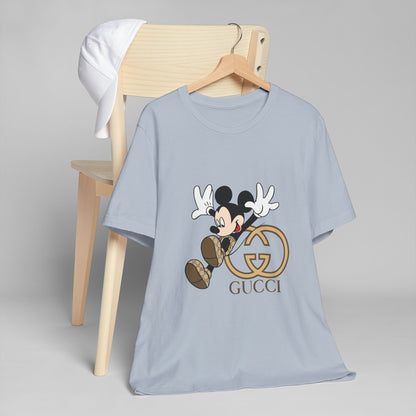 Gucci Mickey Mouse Unisex Jersey T-Shirt – Trendy Disney-Inspired Casual Wear - CreativeRino