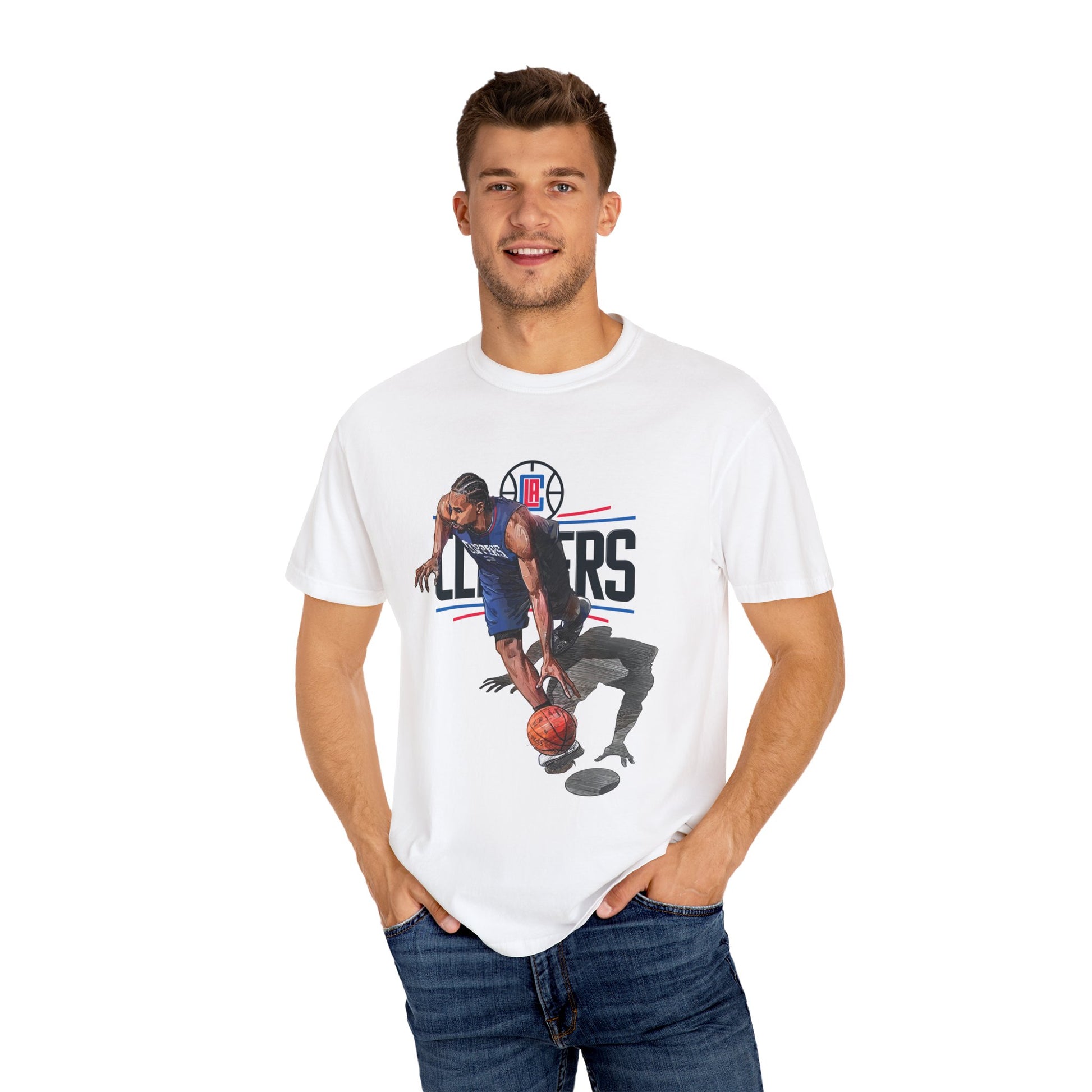Kawhi Leonard Unisex Basketball Graphic T-Shirt - Clippers Design - CreativeRino