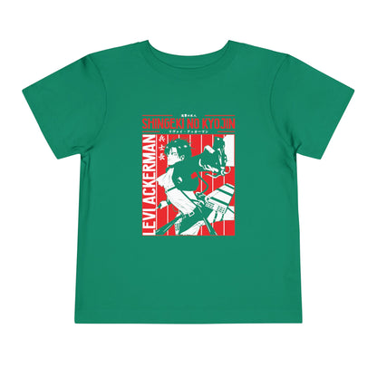 Attack on Titan Toddler Short Sleeve Tee - Shingeki no Kyojin Levi Ackerman Graphic T-shirt - CreativeRino