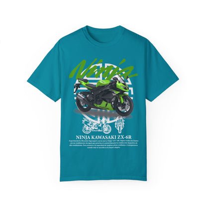 Ninja Kawasaki Z X-6R Unisex T-Shirt - Perfect for Motorcycle Enthusiasts - CreativeRino