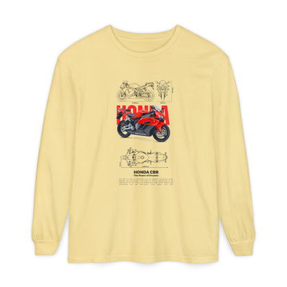 Honda CBR Long Sleeve T-Shirt for Motorcycle Lovers - CreativeRino