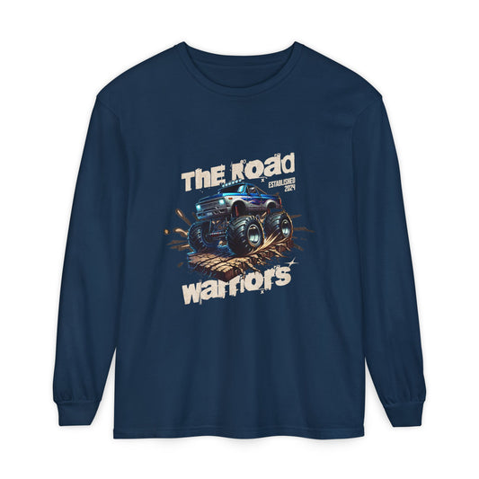 Monster Truck Long Sleeve T-Shirt - The Road Warriors Design - CreativeRino