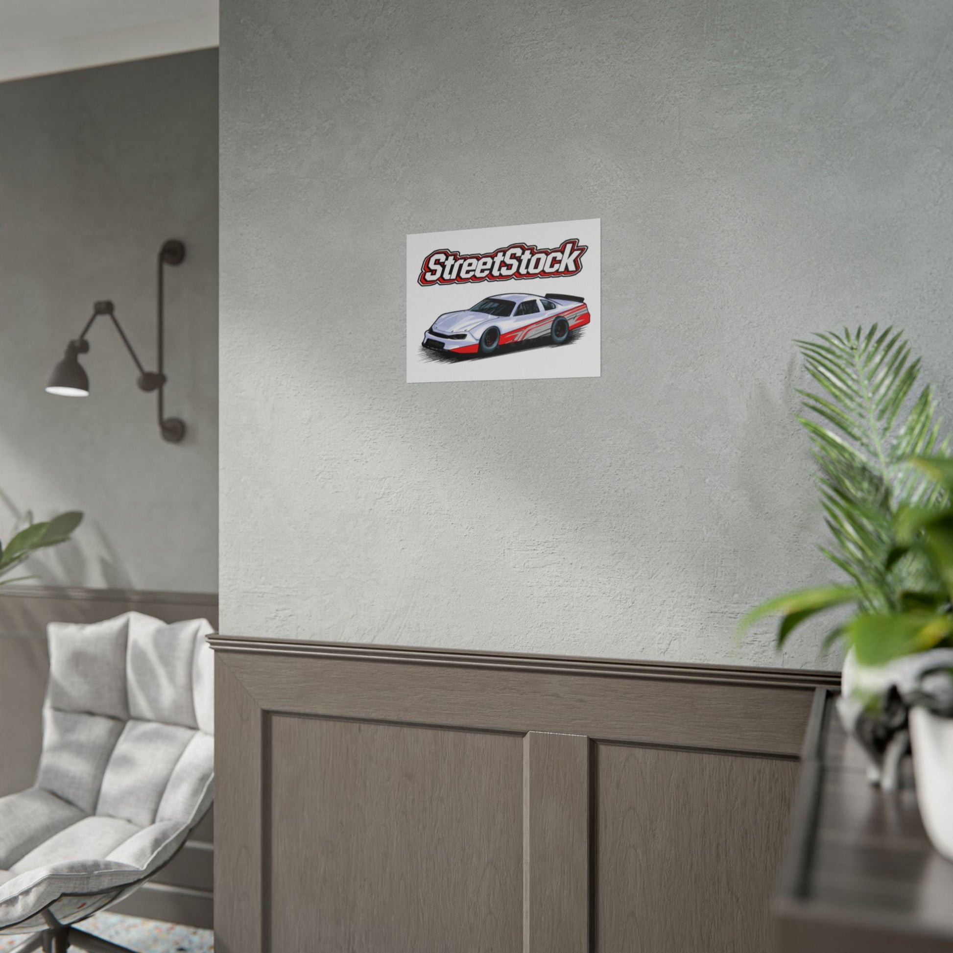StreetStock Racing Rolled Poster - Perfect for Car Enthusiasts and Collectors - CreativeRino