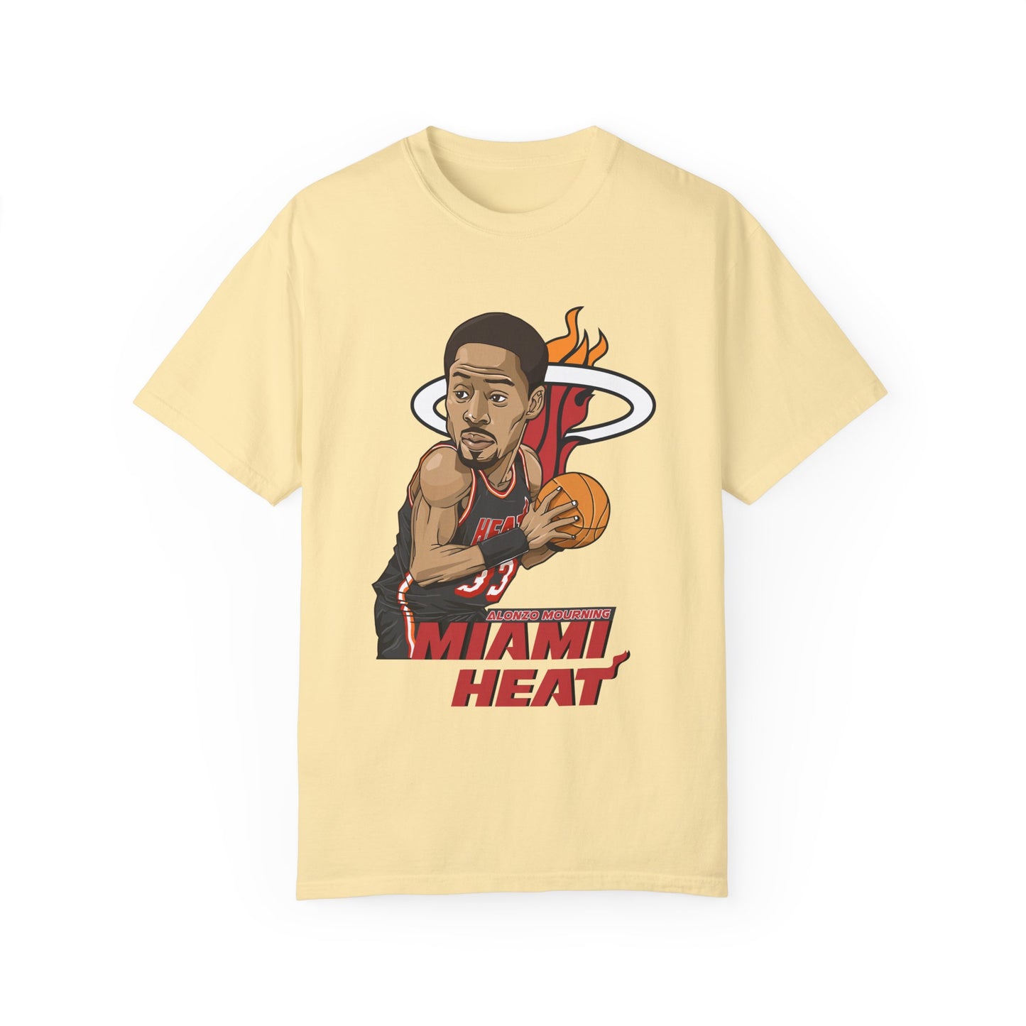 Miami Heat Cartoon Style Unisex T-shirt - Perfect Tee for Basketball Fans - CreativeRino