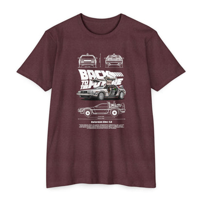 Back to the Future DeLorean Unisex T-Shirt - Retro Movie T-shirt - CreativeRino