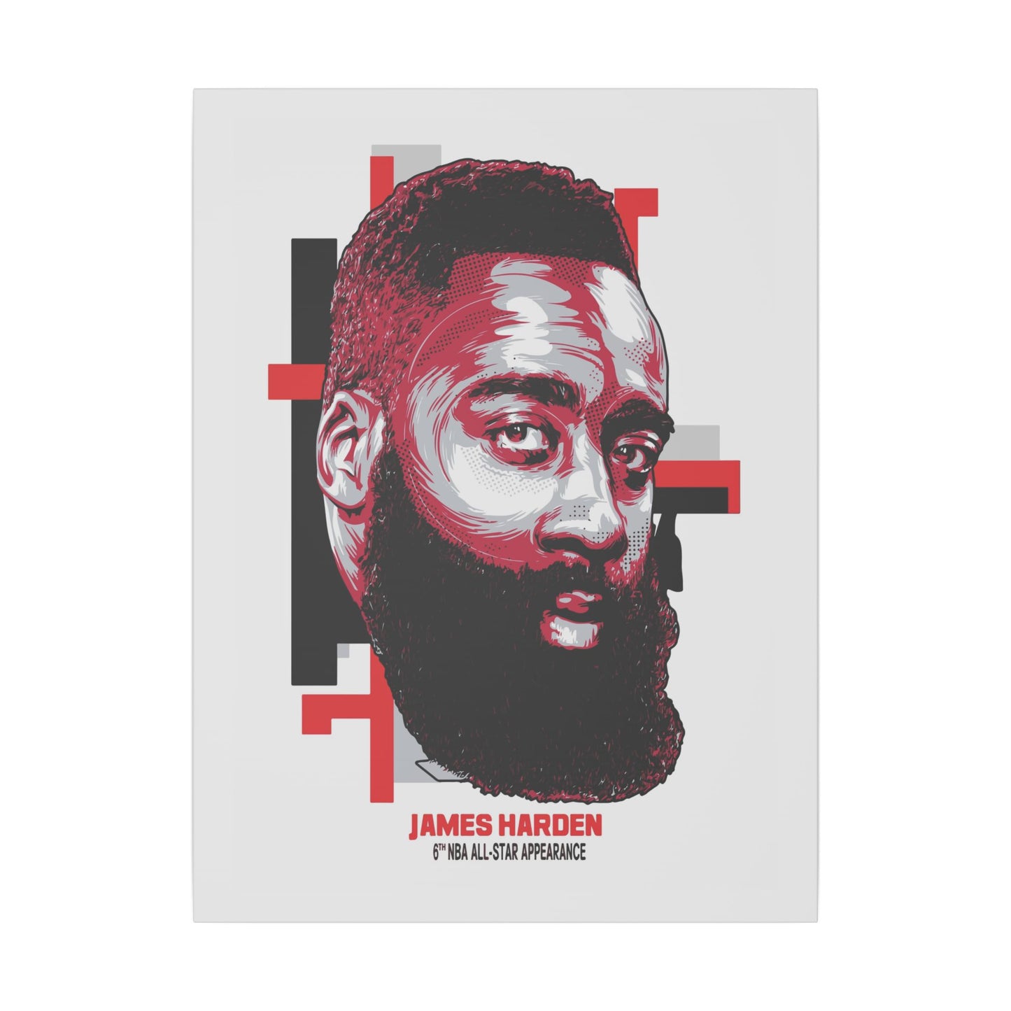 James Harden NBA All-Star Canvas Wall Art - CreativeRino