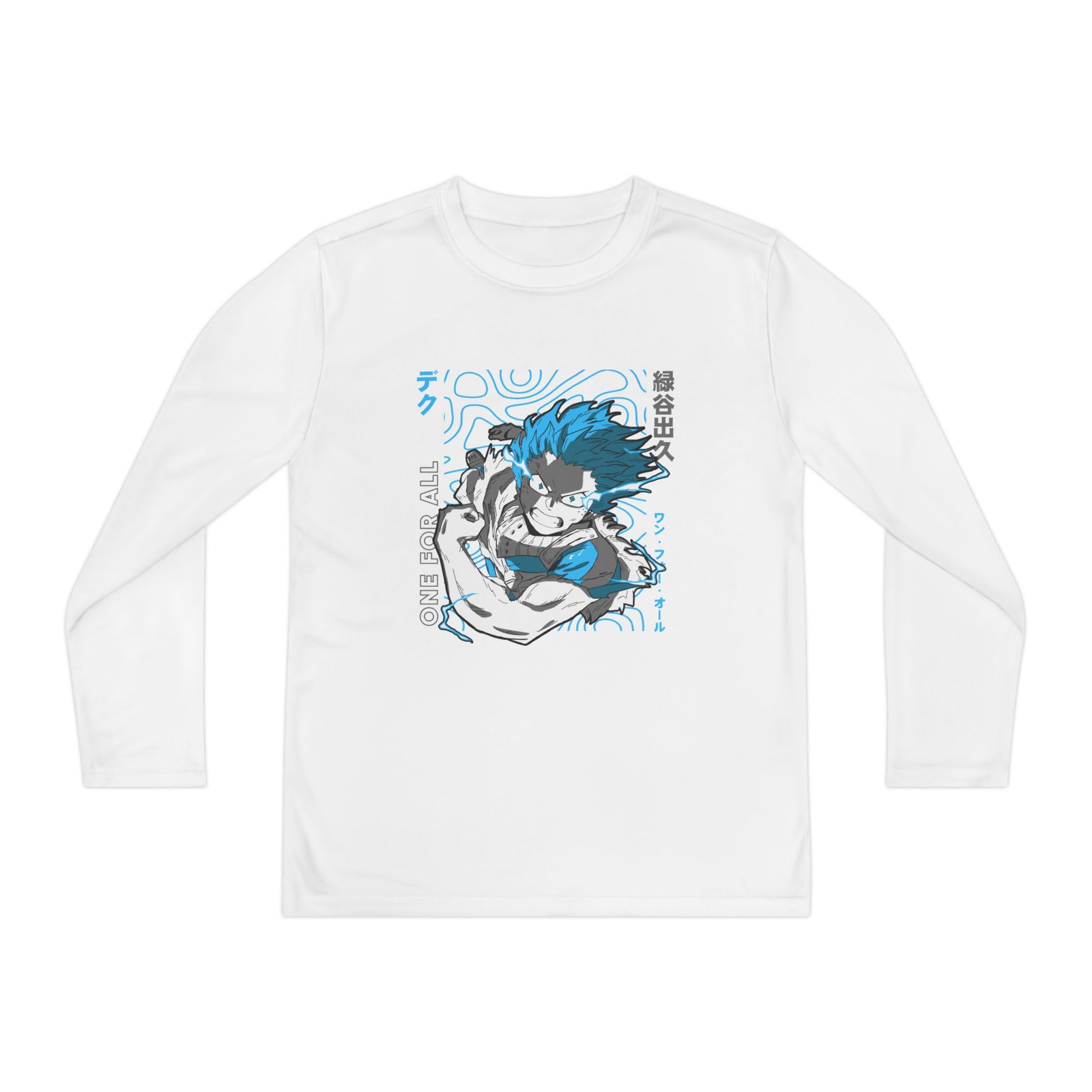 My Hero Academia Youth Long Sleeve Competitor Tee - Stylish Graphic T-shirt for Anime Fans - CreativeRino