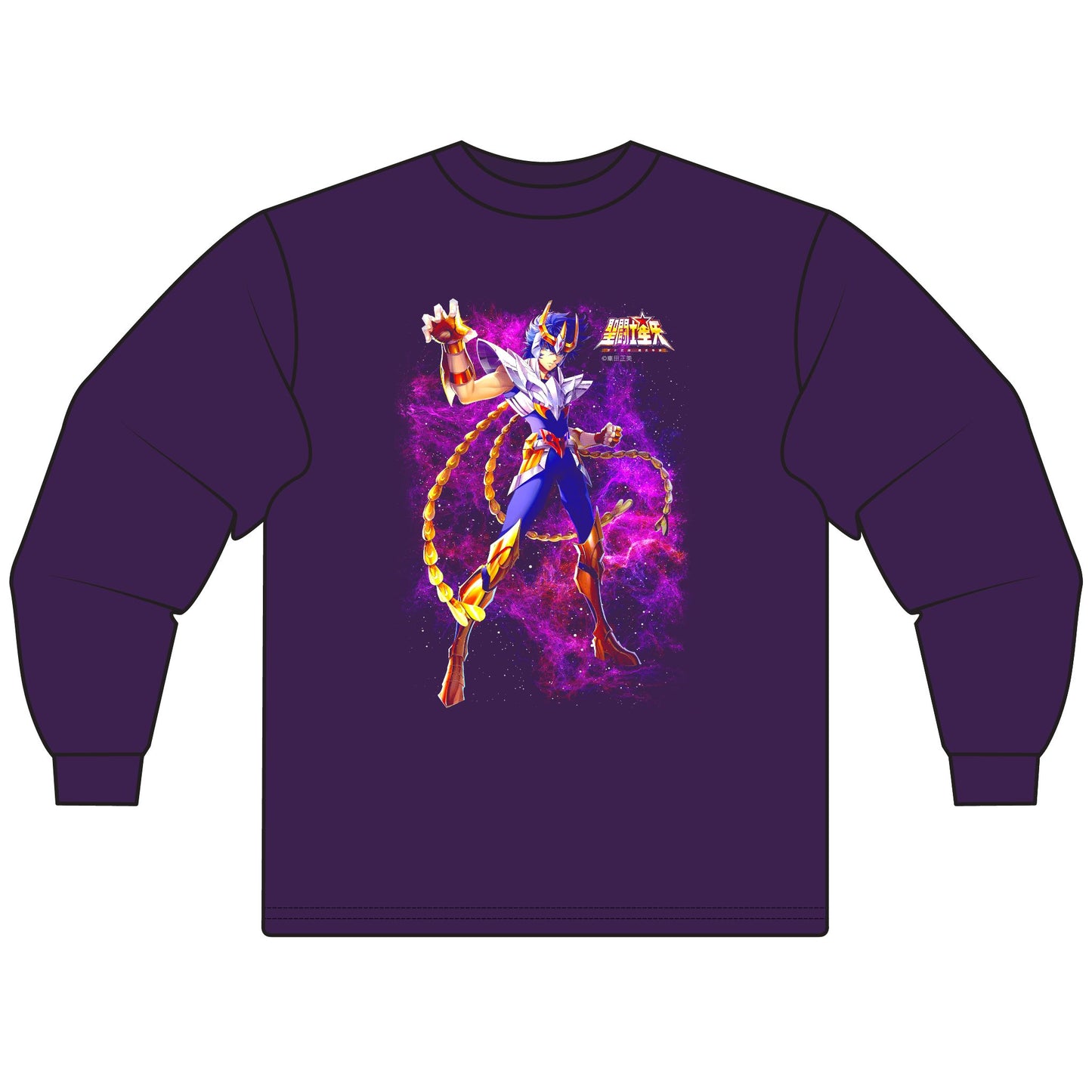 Caballero Fenix Hero Unisex Long Sleeve T-Shirt - Perfect for Comic Fans and Casual Wear - CreativeRino
