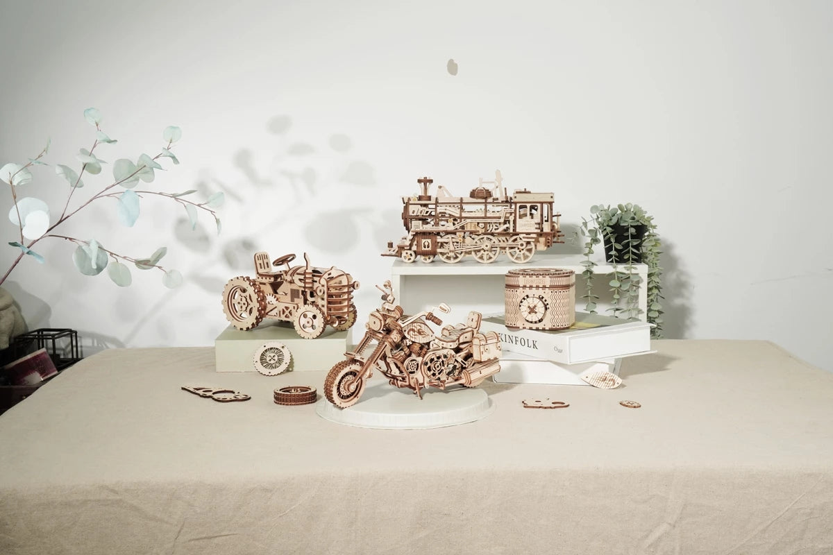 420 Piece Building Block Kit For DIY Wooden Models For Children CreativeRino