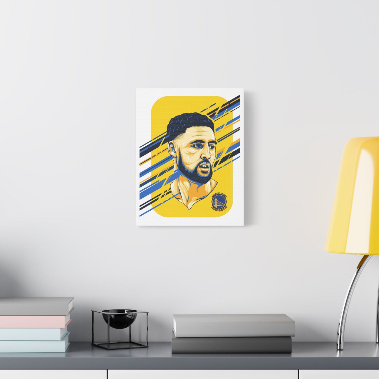 Klay Thompson Canvas Art - Golden State Warriors Wall Decor - CreativeRino