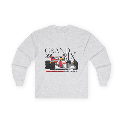 1987 Japan Grand Prix Long Sleeve Tee - Racing Enthusiast Apparel - CreativeRino