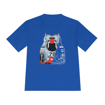 Racing Graphic Moisture Wicking Tee - Unisex Sportswear for Car Enthusiasts - CreativeRino