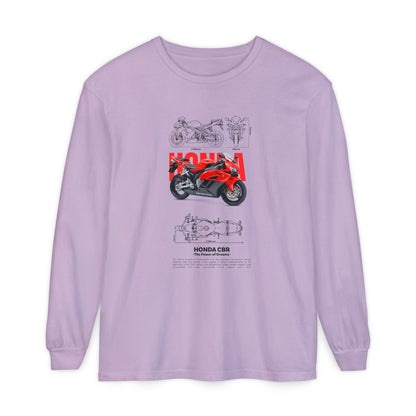 Honda CBR Long Sleeve T-Shirt for Motorcycle Lovers - CreativeRino