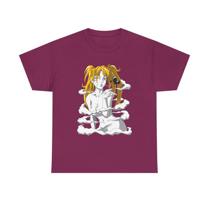 Anime-Inspired Unisex Heavy Cotton Tee - Naruto T-shirt Design - CreativeRino