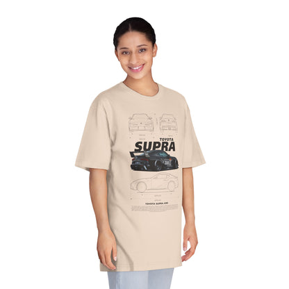 Toyota Supra A90 Classic Crewneck T-Shirt for Car Enthusiasts - CreativeRino