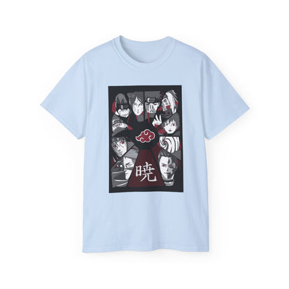 Anime-Inspired Unisex Ultra Cotton Tee - Akatsuki T-shirt Design - CreativeRino