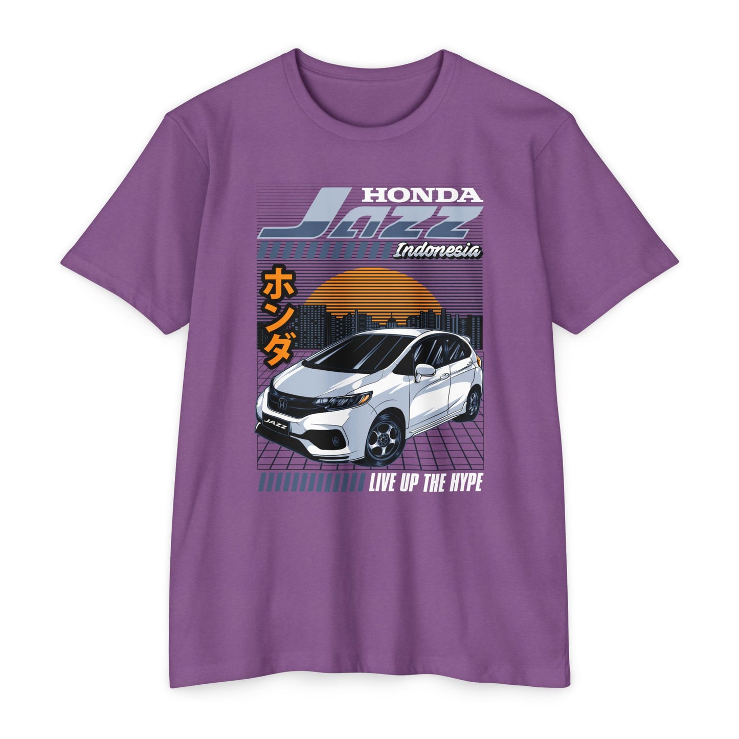 Honda Jazz Graphic Tee - Live Up the Hype - CreativeRino