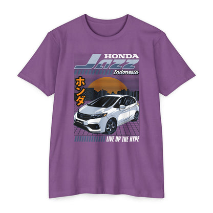 Honda Jazz Graphic Tee - Live Up the Hype - CreativeRino