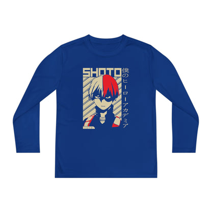 My Hero Academia Youth Long Sleeve Competitor Tee - Shoto Inspired Anime T-shirt - CreativeRino