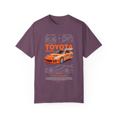 Toyota Supra MK4 Dast and Furious Graphic T-Shirt | Unisex Car Enthusiast Tee - CreativeRino