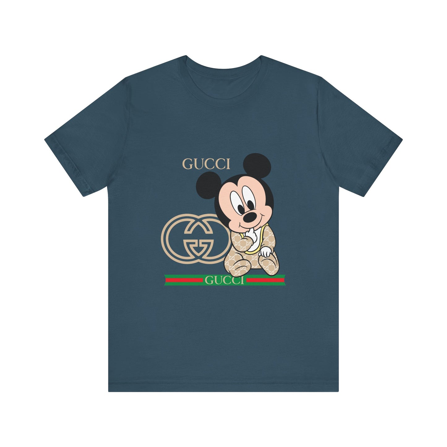 Mickey Mouse Gucci Tee - Unisex Short Sleeve T-shirt - CreativeRino