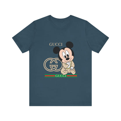 Mickey Mouse Gucci Tee - Unisex Short Sleeve T-shirt - CreativeRino