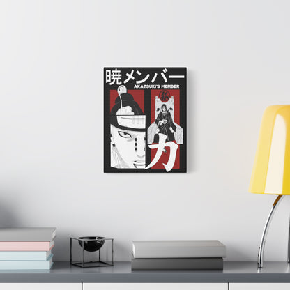 Anime-Inspired Stretched Canvas Art - Naruto Akatsuki's Member - CreativeRino