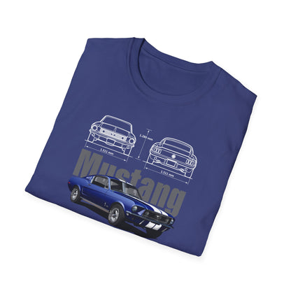 Ford Mustang Shelby GT350 Unisex Softstyle T-Shirt - Car Lovers Tee - CreativeRino