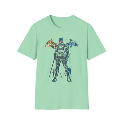 Vintage Batman Graphic Unisex Softstyle T-Shirt - CreativeRino