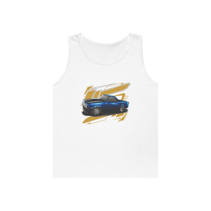 Vintage Car Graphic Unisex Heavy Cotton Tank Top - CreativeRino