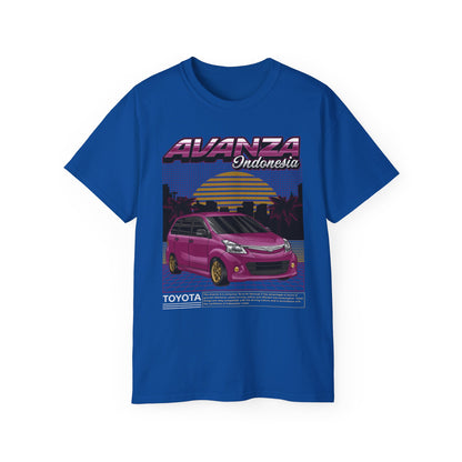 Retro Toyota Avanza Graphic Tee - Perfect T-shirt for Car Enthusiasts - CreativeRino